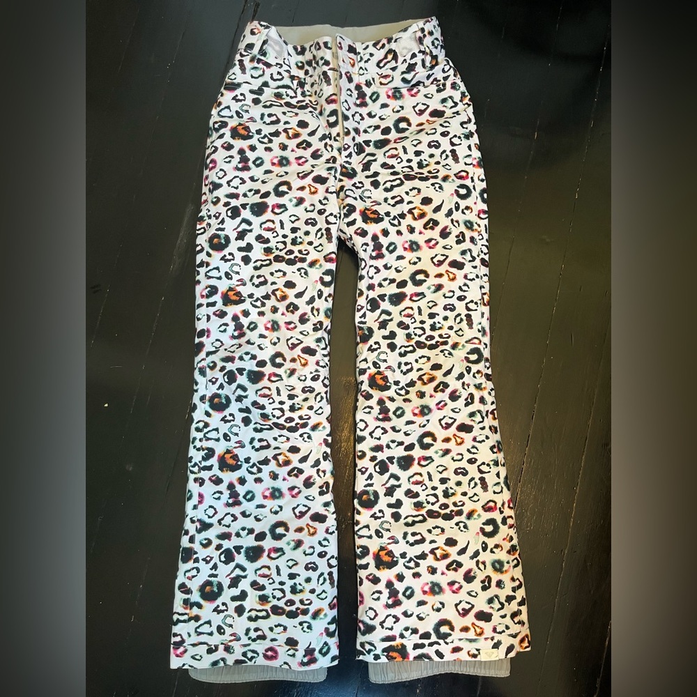 Roxy Backyard Printed Insulated Snowboard/Ski pants (Girls’) Size XL/14